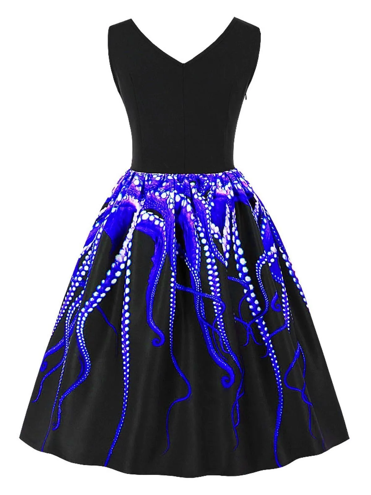1950s Octopus Pendulum Swing Dress