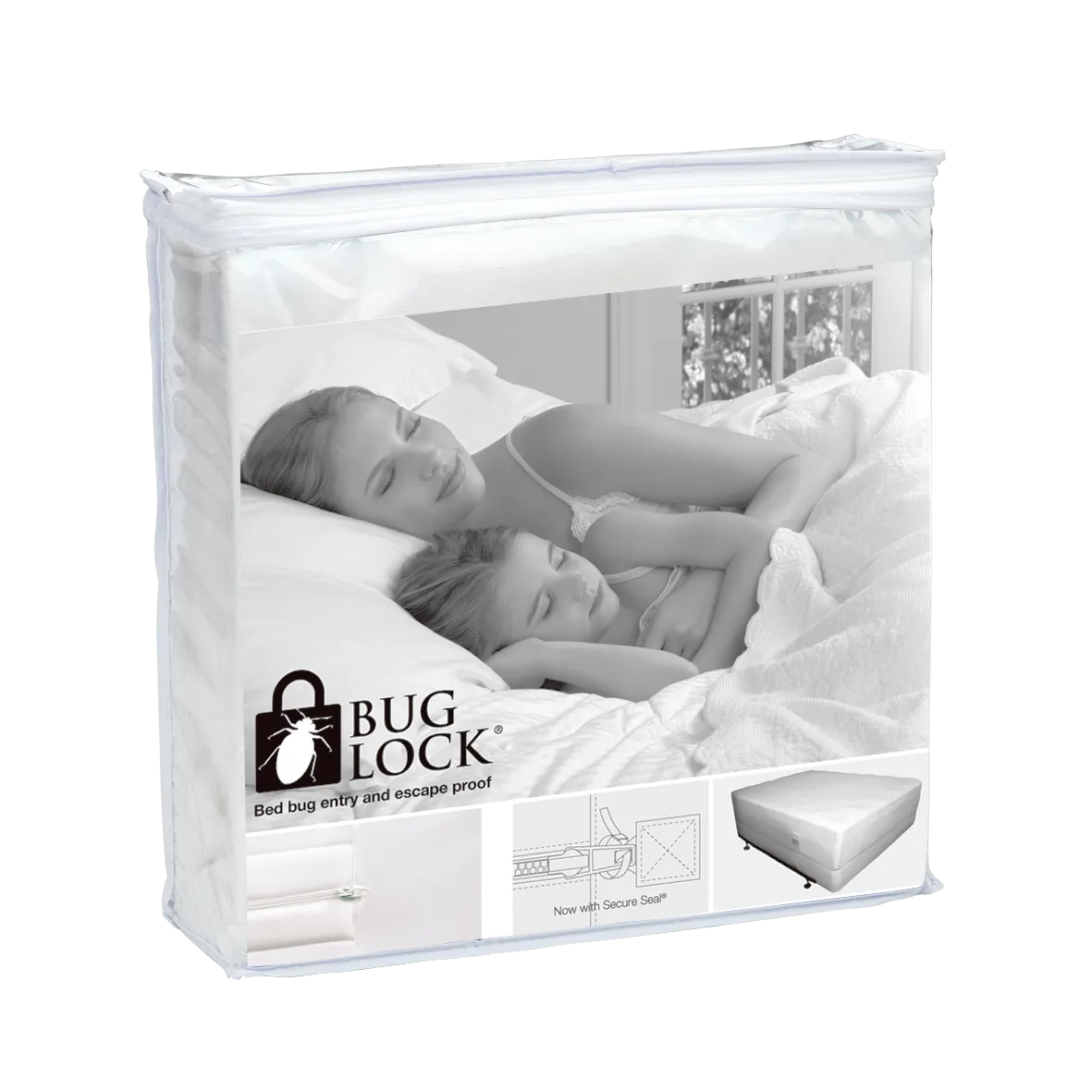 BugLock® Bed Base Protector - Queen (24cm-33cm Depth)