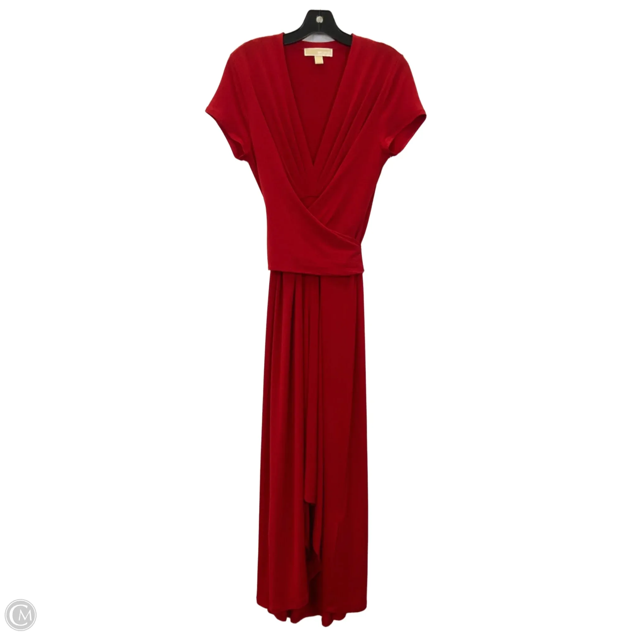 Dress Casual Maxi By Michael By Michael Kors In Red, Size: L