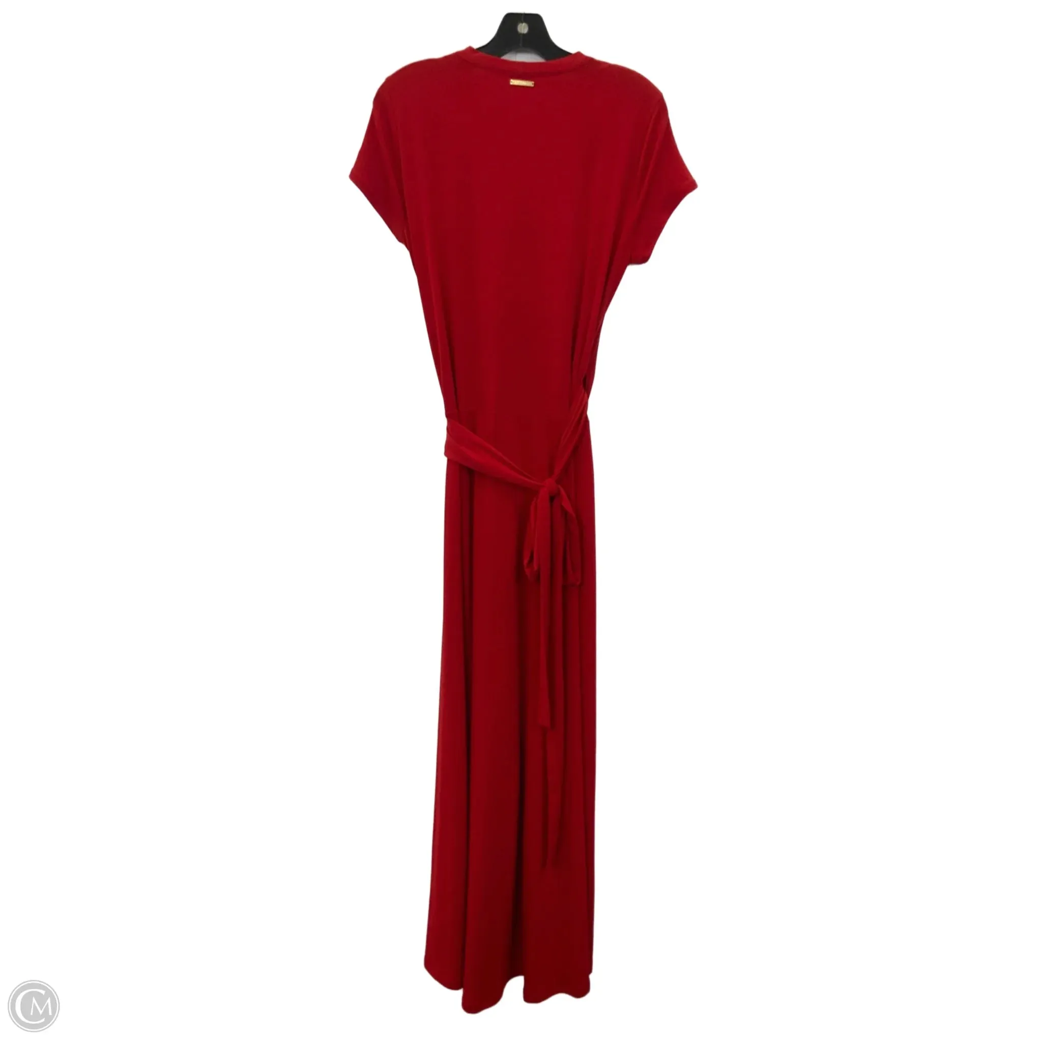 Dress Casual Maxi By Michael By Michael Kors In Red, Size: L