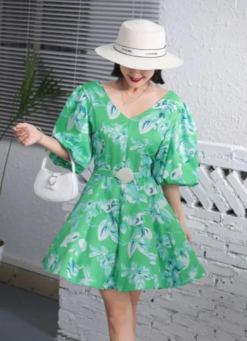 Evelyn Printed Dress