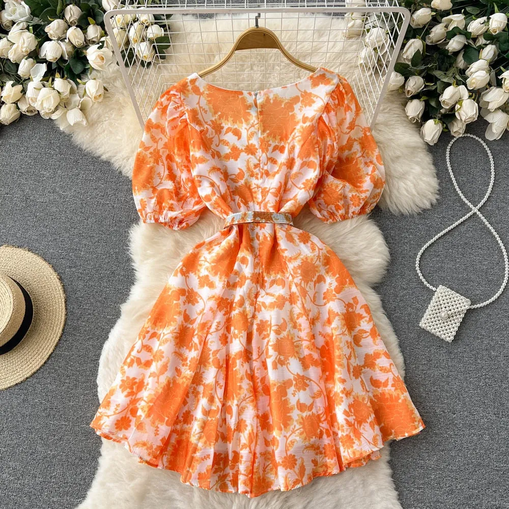 Evelyn Printed Dress
