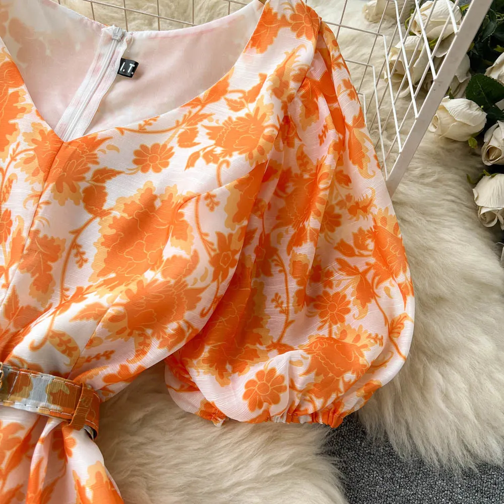 Evelyn Printed Dress