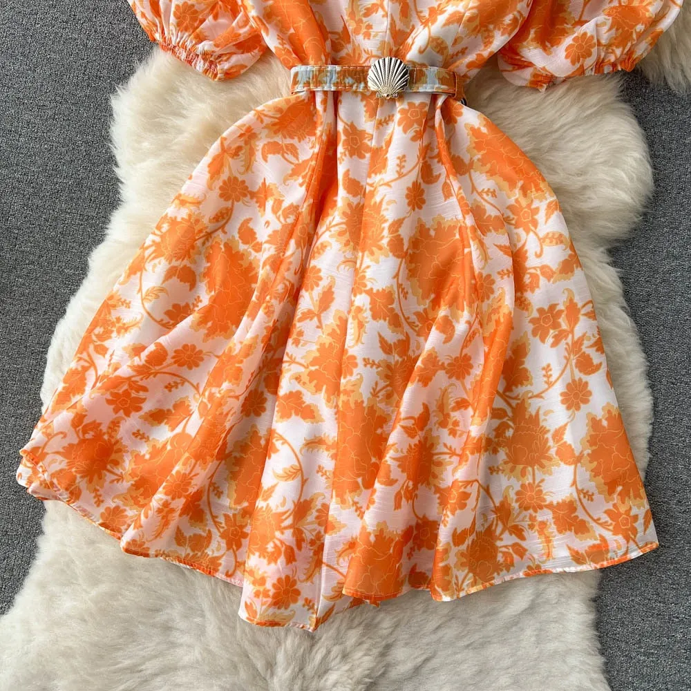 Evelyn Printed Dress