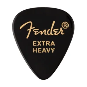 Fender 351 Black Extra Heavy 3 Pack (36) Bundle