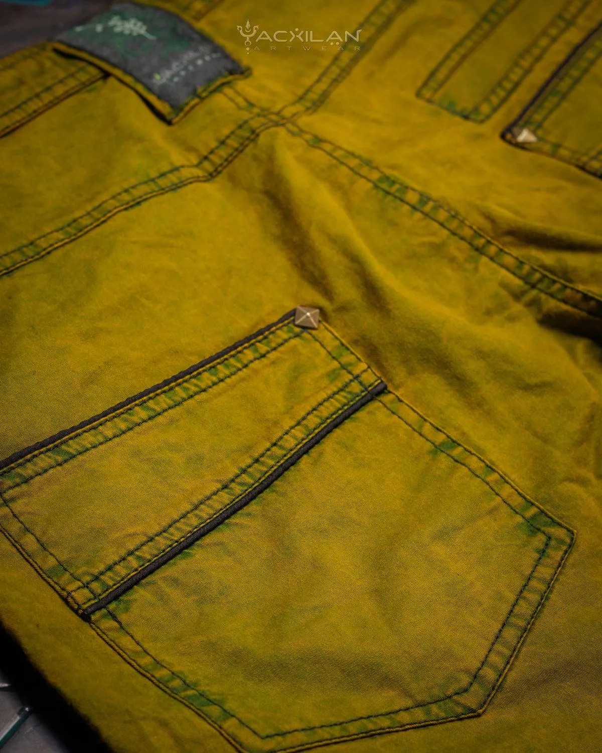 Flying Short Men / Light Cotton - TOXIC MUSTARD