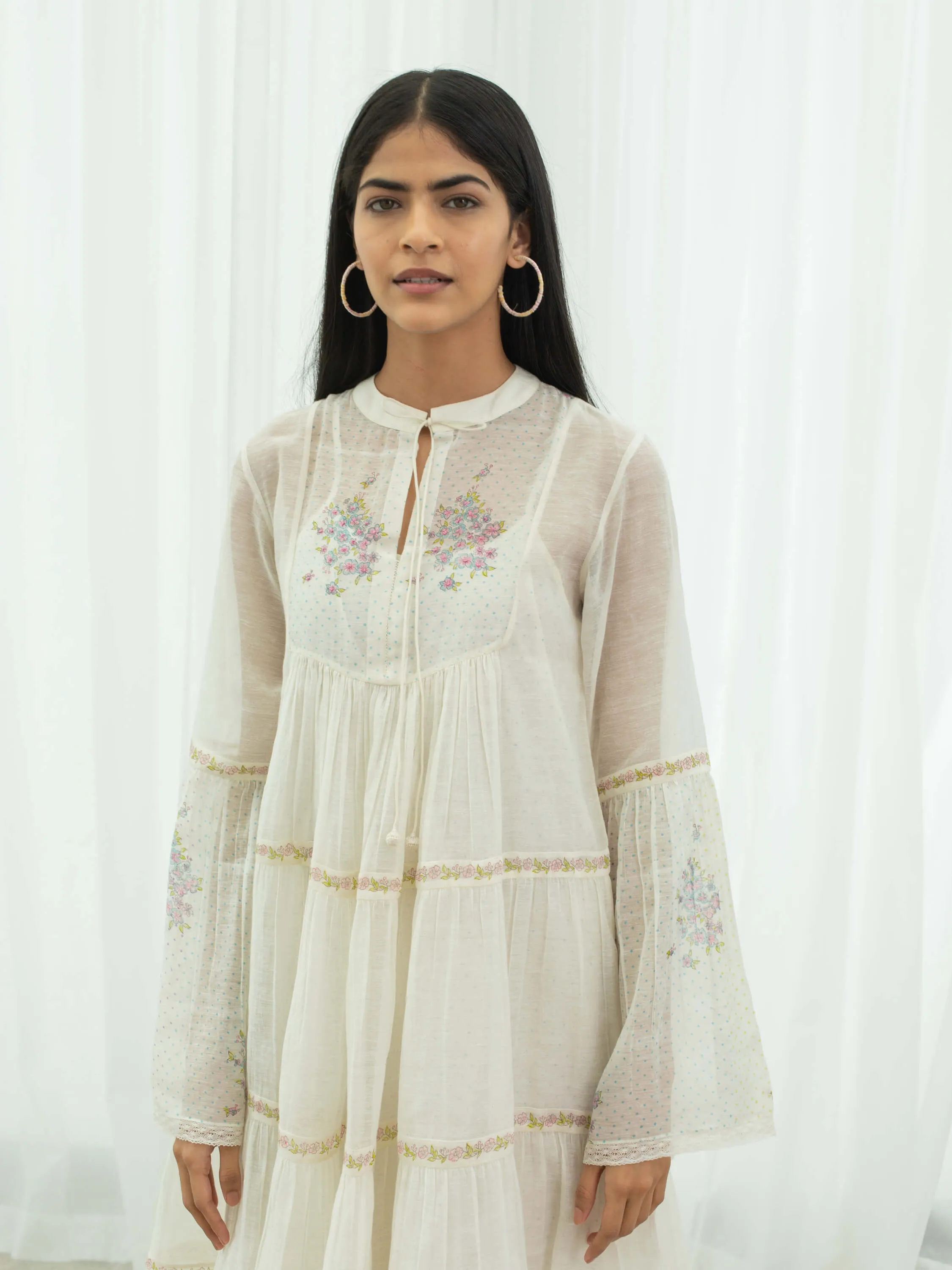 Forest Fern Tier Dress