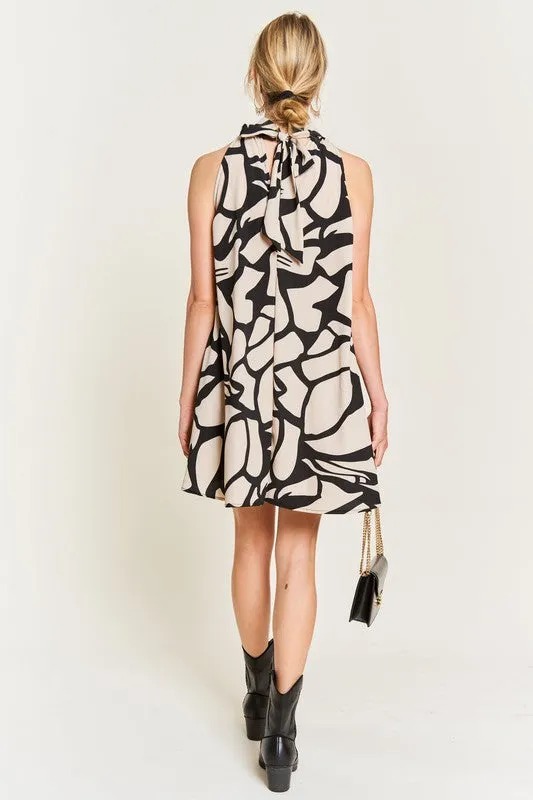 Halter neck short sundress PLUS