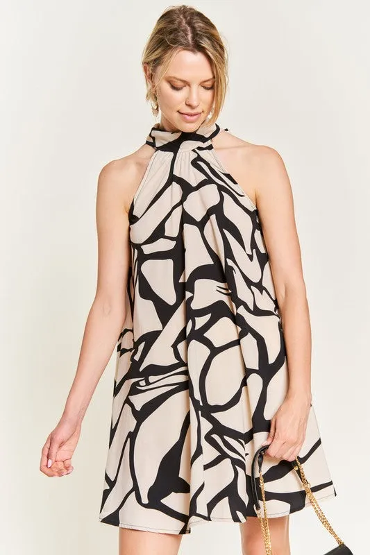 Halter neck short sundress PLUS