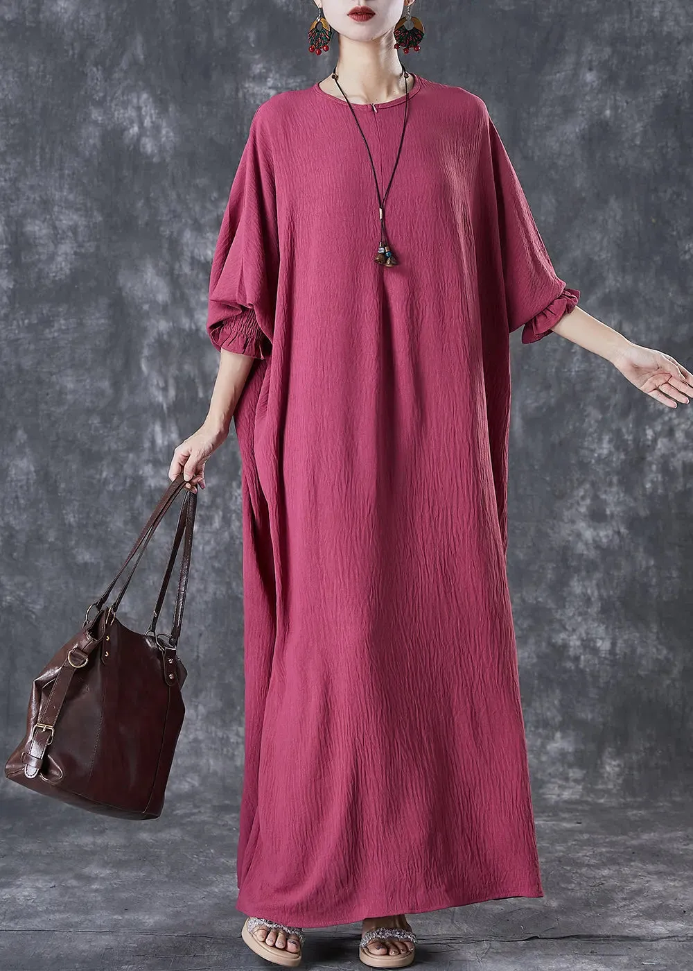 Lengthen Cotton Robe Dresses