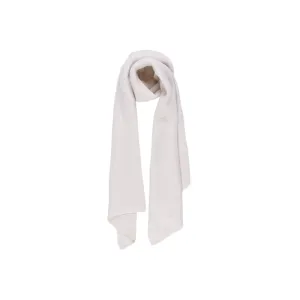 Pieces Gray Recycled Polyester Scarf