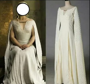 Polyester Cosplay Ladies Chiffon Dress