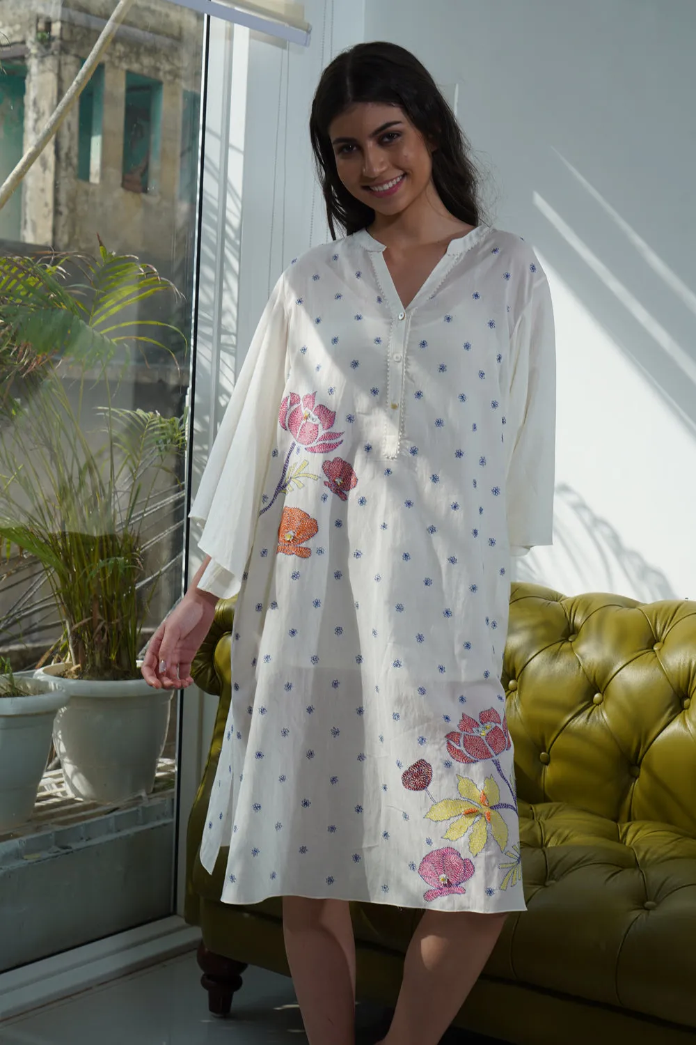 Roe Kantha Dress