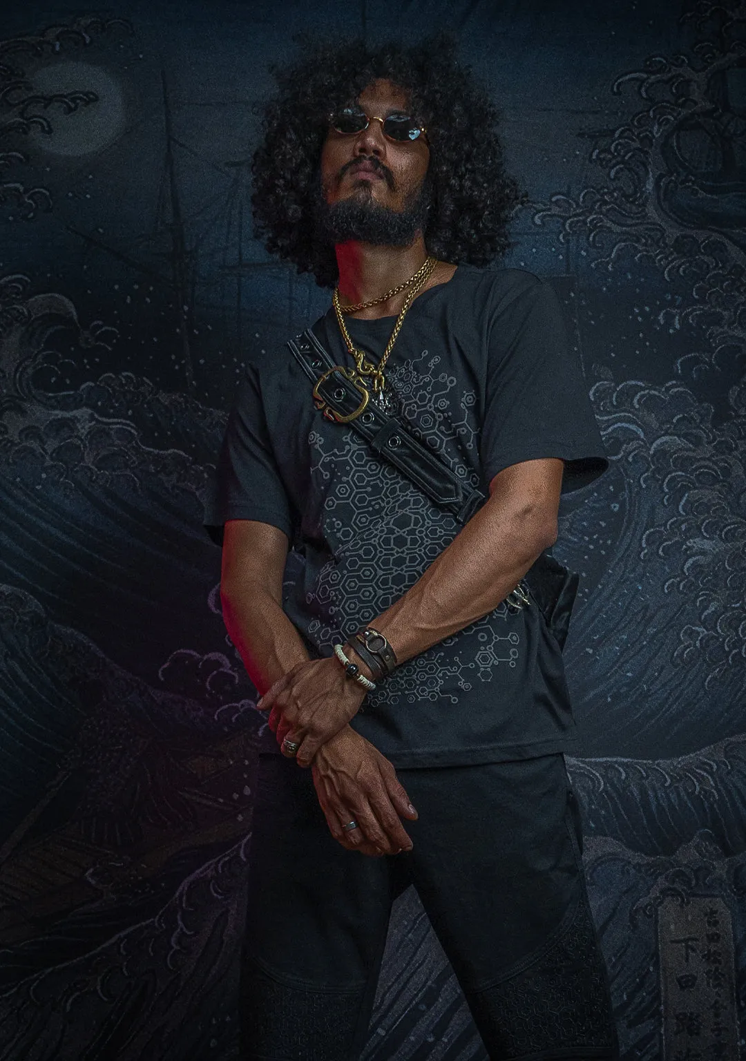 T-Shirt Men /  Supima Cotton  -Black KAMBOZII