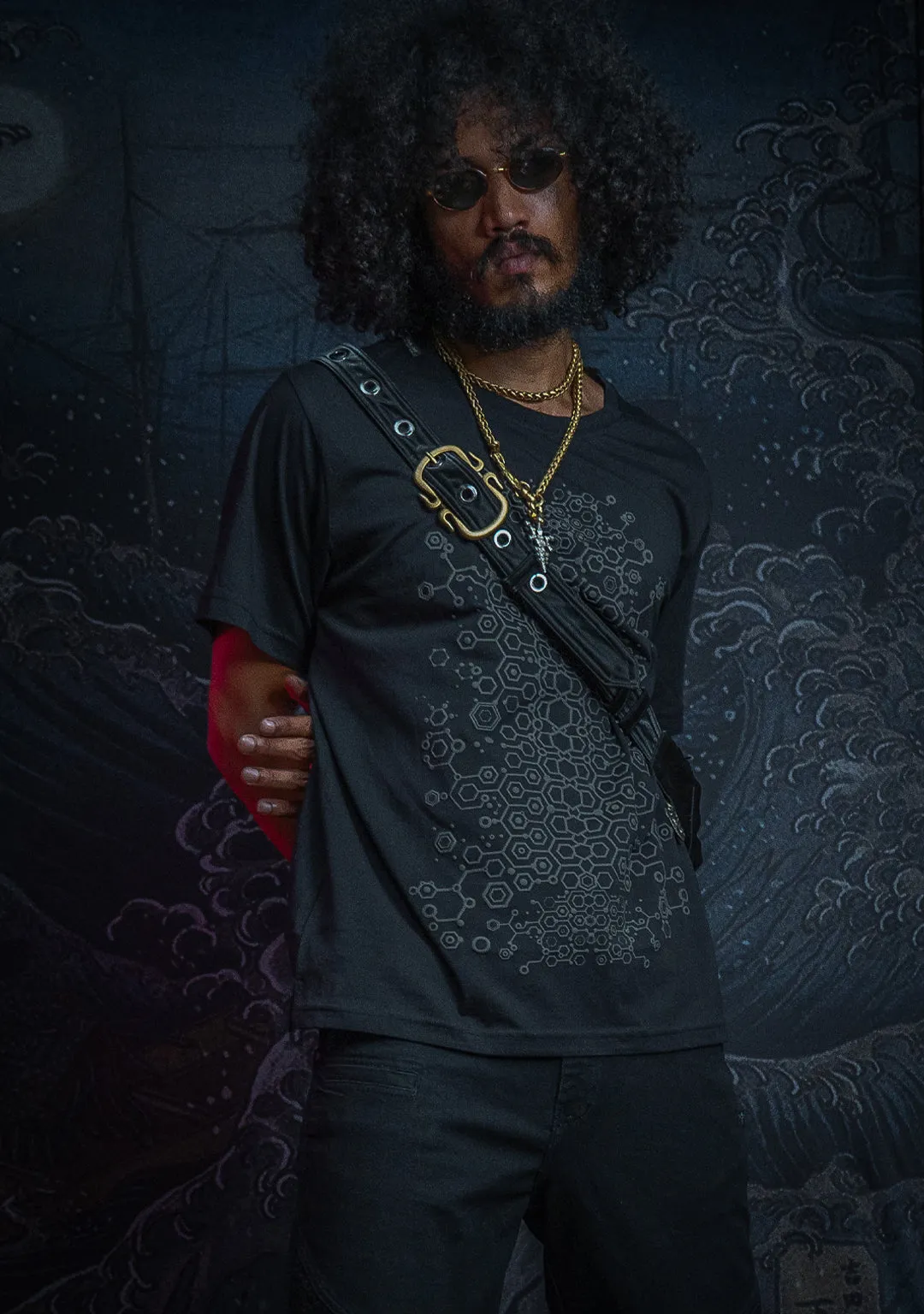 T-Shirt Men /  Supima Cotton  -Black KAMBOZII