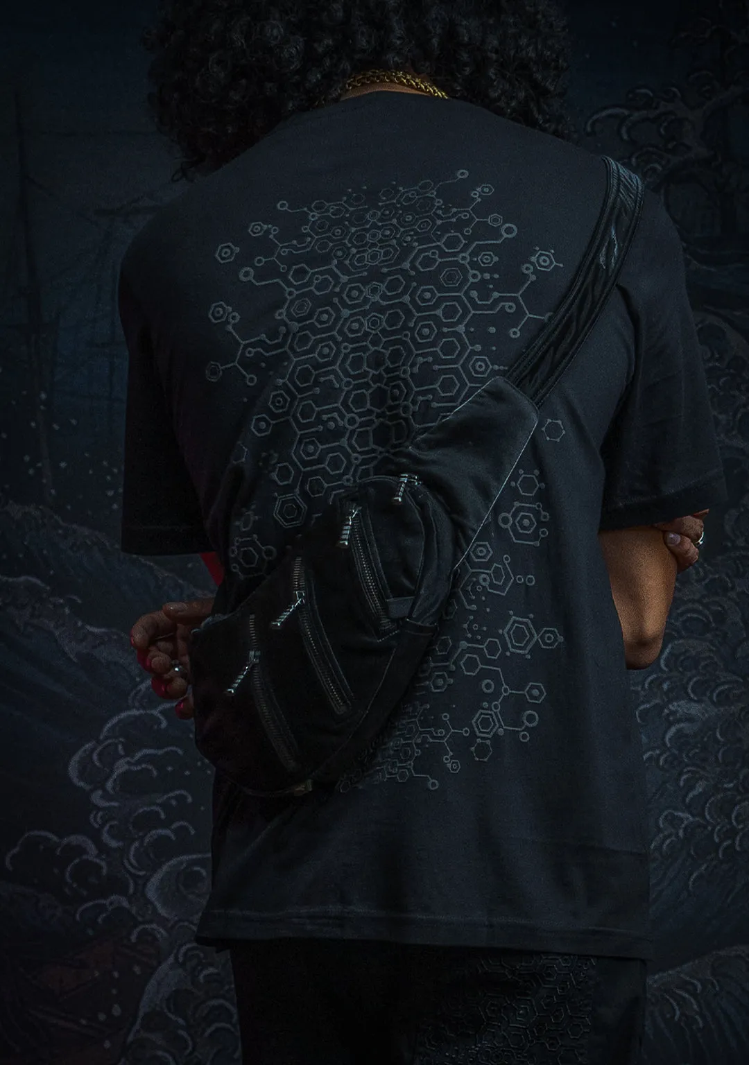T-Shirt Men /  Supima Cotton  -Black KAMBOZII