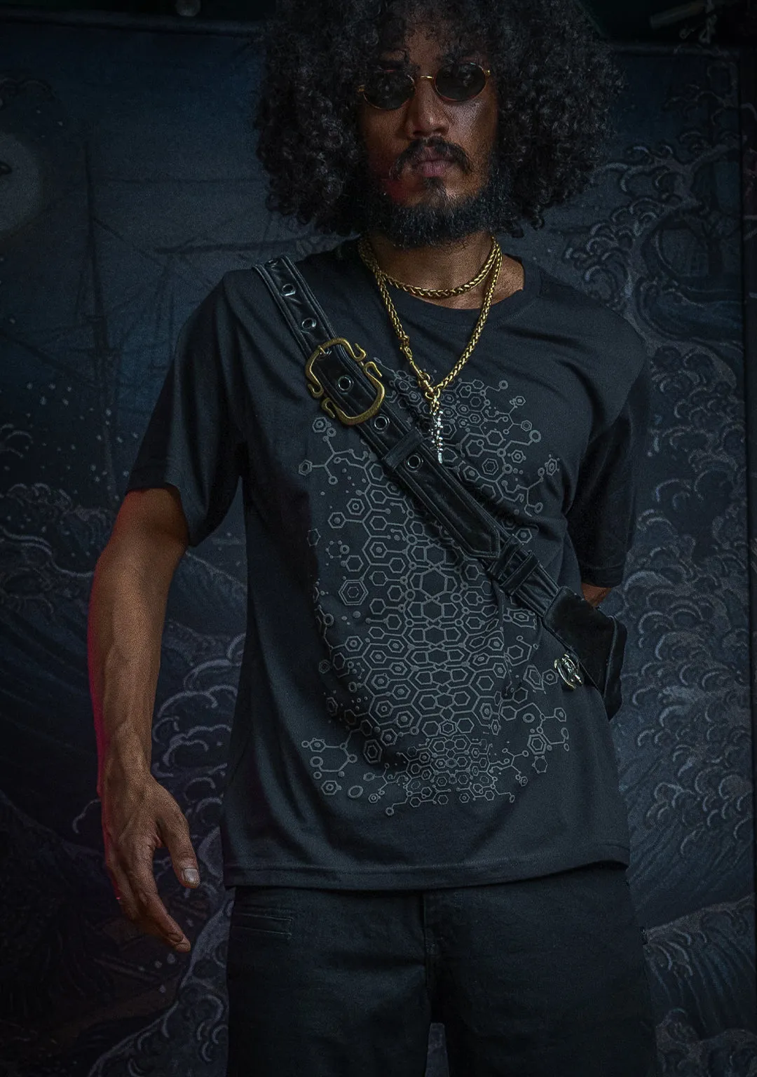 T-Shirt Men /  Supima Cotton  -Black KAMBOZII